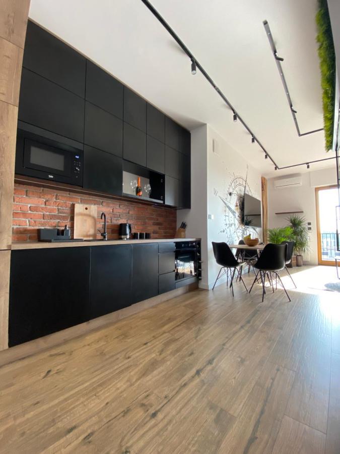 Alpaka Apartments Gdansk -W Cenie Parking, Wifi, Sauna I Silownia - Przepiekny Widok Na Starowke I Motlawe Ngoại thất bức ảnh
